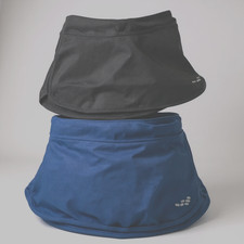 BCG Girls set of 2 Athletic Skorts XS, 6-6x, Navy Black, EC