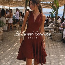 ZARA WOMAN SS26 SALE! ZW COLLECTION ASYMMETRIC STRIPED DRESS 2119/066/749