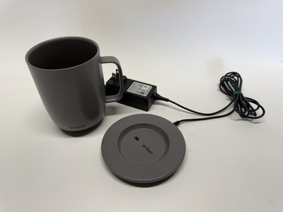 Ember Grey 14oz Mug Temperature Control Heatpad Coffee Hot Smart LED