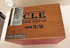 C.L.E. CIGAR COMPANY COROJO 11/18 HONDURAS JAMASTRAN VALLEY BOVEDA SLIDE TOP