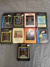 8 Track Vintage Tape Lot Of 9 Factory Sealed