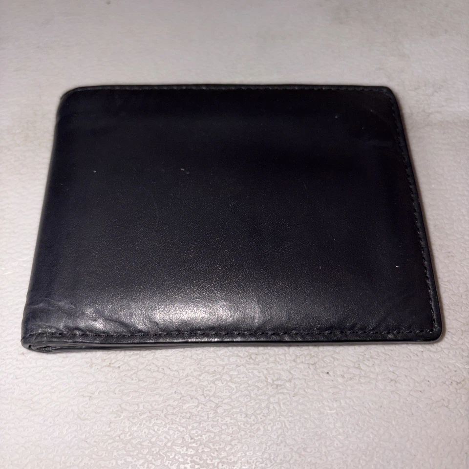 Cartera plegable negra John Varvatos Foto 3 de 4