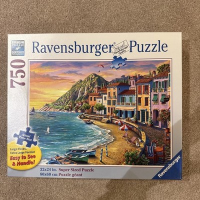 Ravensburger ROMANTIC SUNSET 750 Piece Large Format Jigsaw Puzzle Beach #19940-2