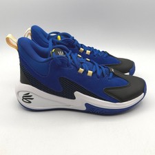 Under Armour Curry 3Z25 SDE Kids 6Y Blue Basketball Sneakers 6001882-400