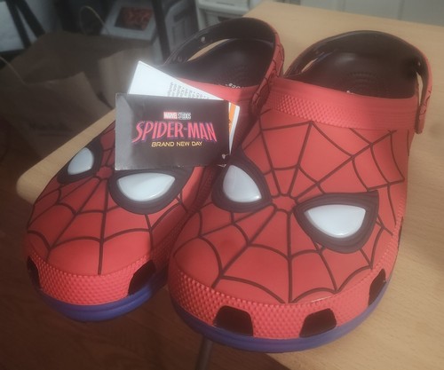 Spider-Man Brand New Day Crocs Size 13