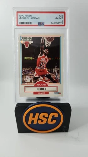 1990-91 Fleer - Michael Jordan #26 PSA 8 NM-MT