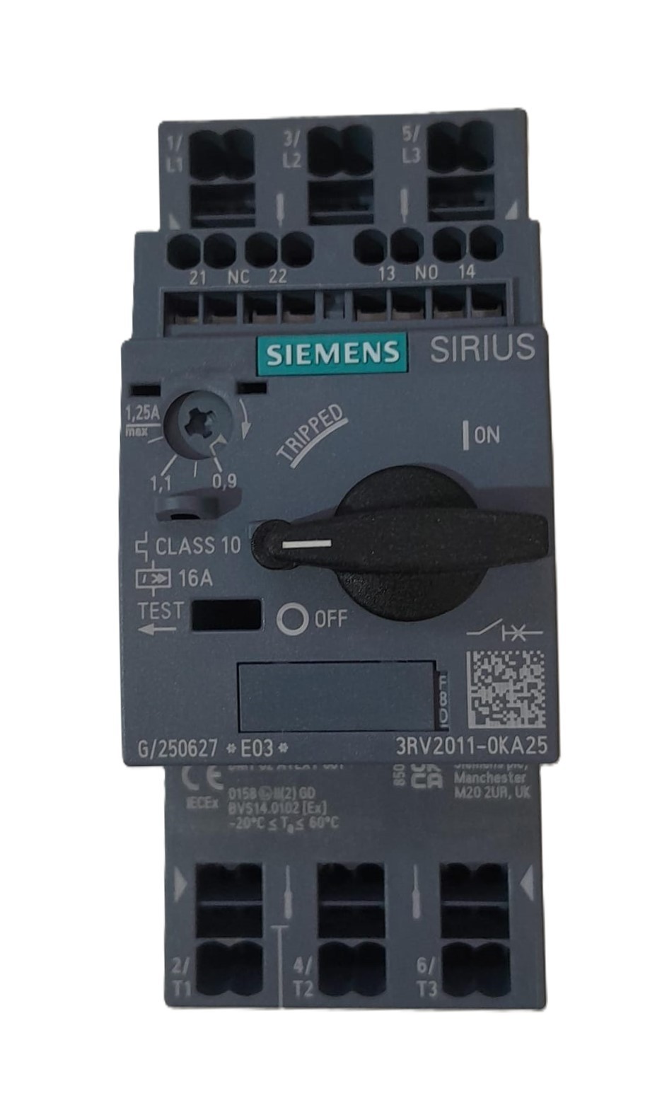 Siemens SIRIUS 3RV2011-0KA25 Motor Circuit Breaker