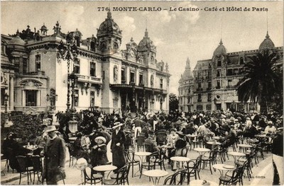 PC MONACO MONTE-CARLO - LE CASINO - CAFÉ ET HÔTEL DE PARIS (a75659)