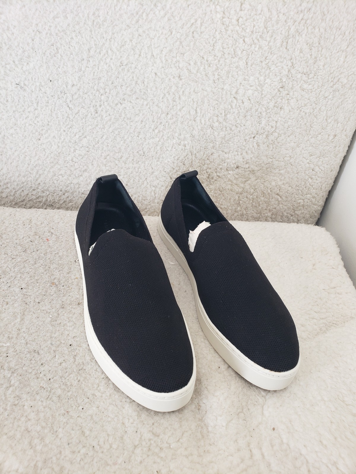 SAOLA Banana Republic Sneaker Donna 9.5 Nero Maglia Slip On Comfort Suola Gomma Scarpe