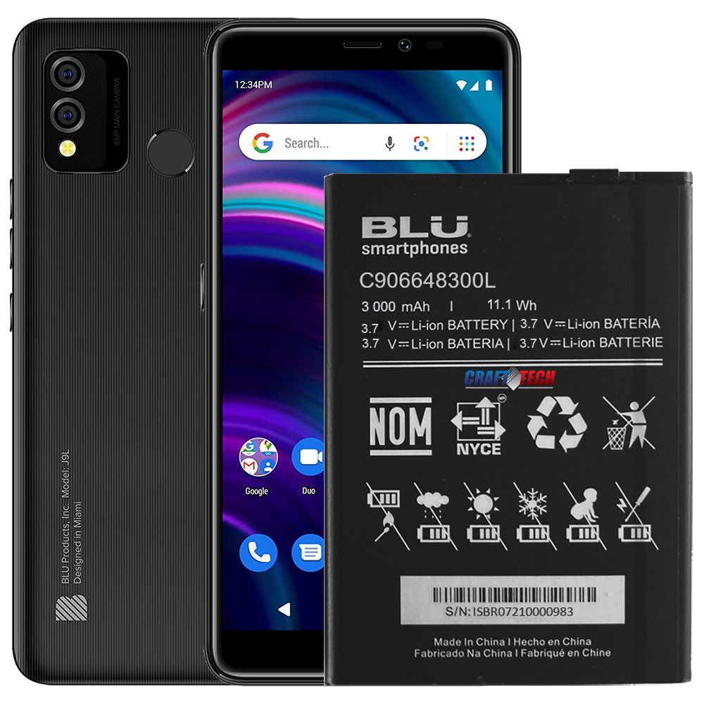 vhbw batteria compatibile con LG CV5A, H970, L-03K, LMQ610EM, LMQ610EMW, LMQ610FS smartphone cellulare (2600mAh, 3,85V, Li-Poly