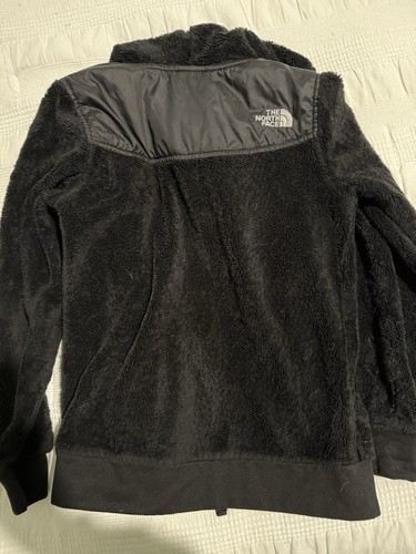 Black The North Face Girls Medium Fleece Zip Up - Picture 4 of 4