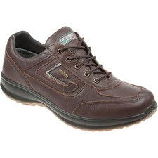 Grisport Airwalker Men's Leather Walking Shoes Trainers Brown Size 7-12