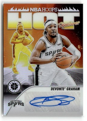2023-24 Hoops Premium Stock #HS-DEV Devonte' Graham Hot Signatures