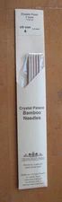 BRAND NEW CRYSTAL PALACE DOUBLE POINTED BAMBOO NEEDLES