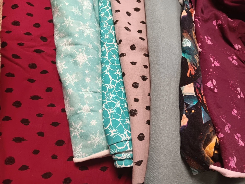 Überraschungspaket Restepaket 3kg Sweat, French Terry, nähen für Kinder/Frühchen