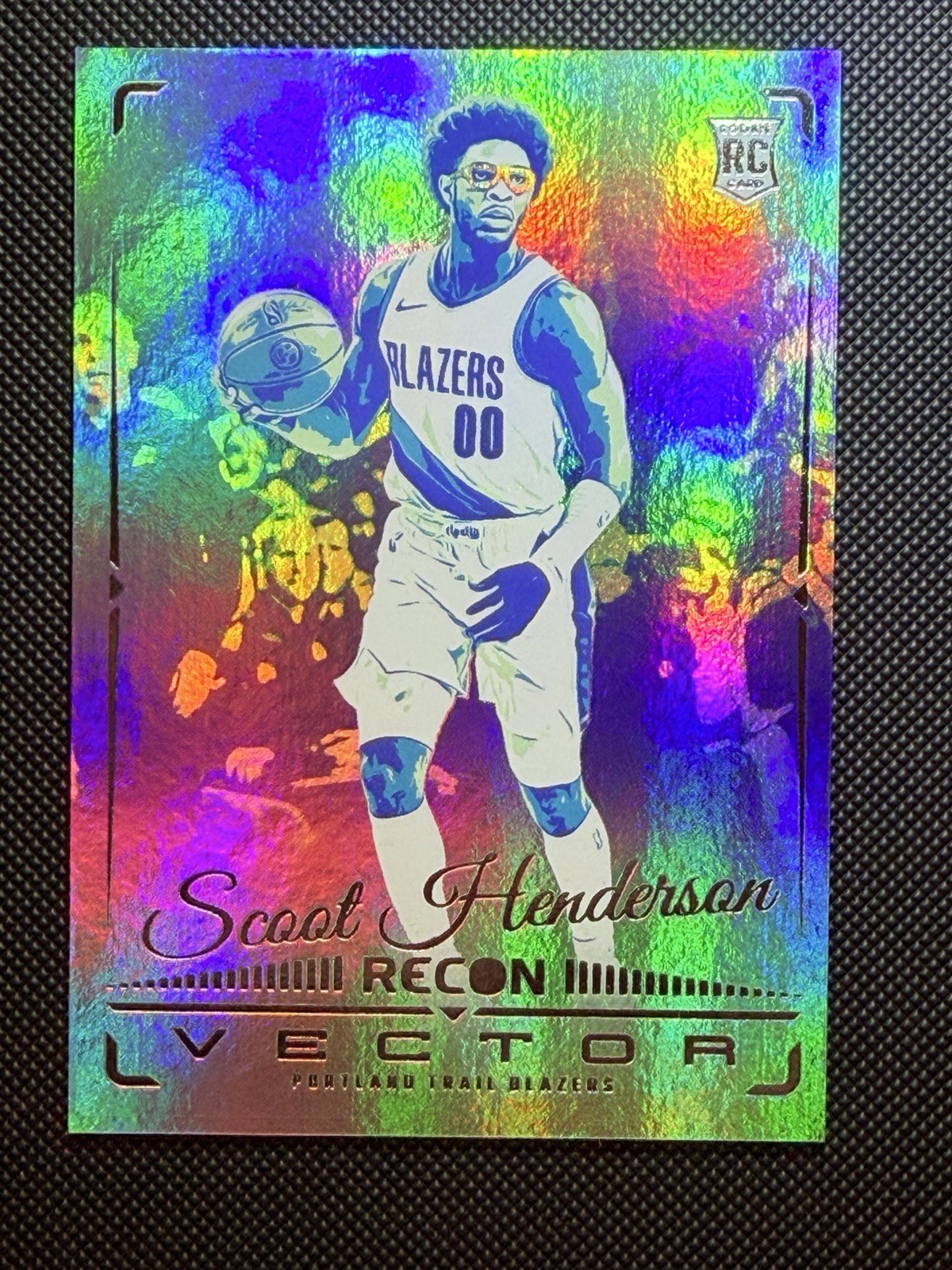 🔥 2023-24 Panini Recon #18 Scoot Henderson Vector Holo RC - Rookie