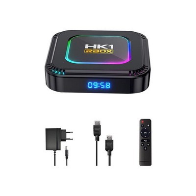 Box Android 13 4+64G RK3528 8K HDR 10 RGB-Licht mit Wifi6 BT 5.0 Voice Me8035