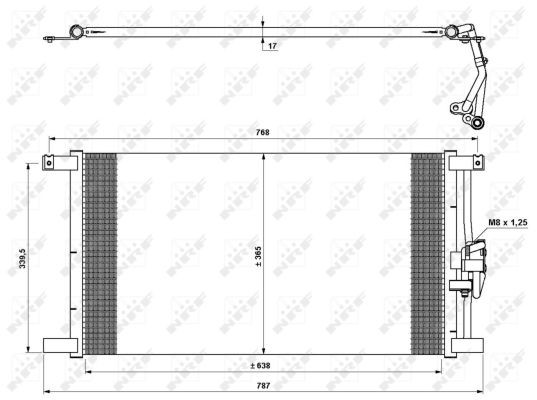 Nrf Kondensator, Klimaanlage 35640 - Bild 4