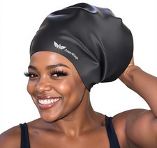 Extra Large Swim Cap for Adult Women Men - Swim Cap for Long Hair Braids Drea...