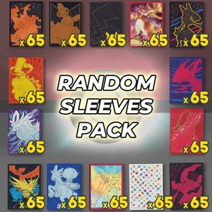 OFFICIAL POKEMON TCG RANDOM SLEEVES PACK (65) FROM SEALED PRODUCTS 🔥