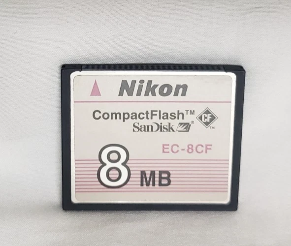 Nikon 8 MB CompactFlash Type-I Memory Card by SanDisk 1999 - Image 2 of 3