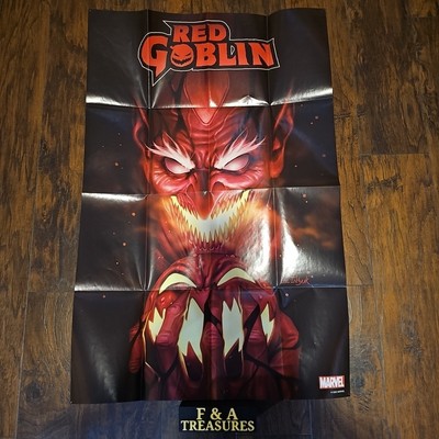 Red Goblin Promo Poster Marvel 2022 24x36 1 Per Store Folded Used