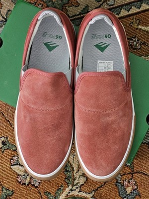 Emerica Wino G6 Slip-On Skateboarding Shoes Brick/ Burgundy  display picture 3