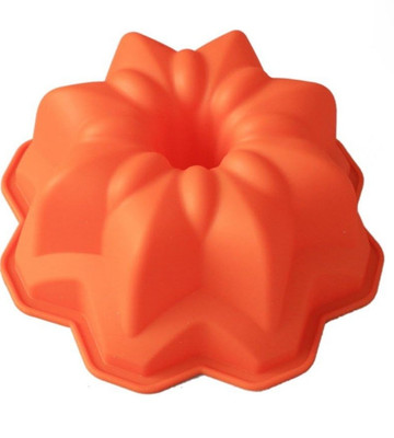 8.5'' Decorative Round Star Silicone Cake Mold Bakeware Gelatin Mould Baking Bund
