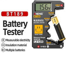 BT189 Universal Battery Tester LCD AA AAA C D 9V Button Cell Checker