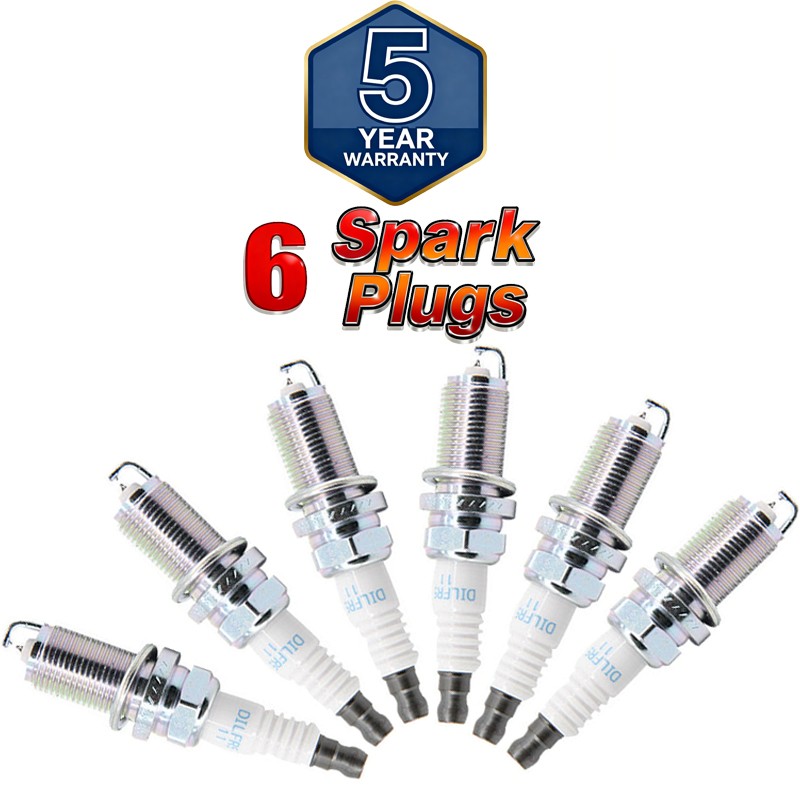 SET OF 6 NEW NISSAN FRONTIER XTERRA  NV SERIES SPARK PLUG 22401-ZE01B