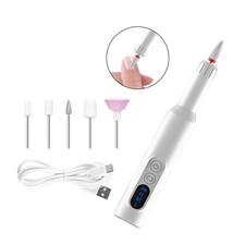 Portable Nail Drill File Rechargeable Cordless Manicure Machine Tool Electric US