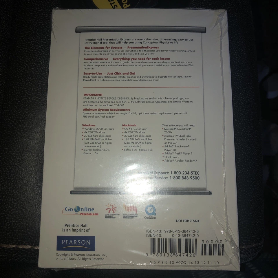 Prentice Presentation Express Conceptual Physics Cd - Image 2 of 2