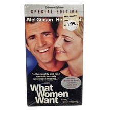 What Women Want VHS Tape Sealed Watermarks 2001 Mel Gibson Helen Hunt