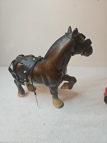 Vintage Plastic Clydesdale Horse Hong Kong - Picture 6 of 10