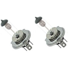 6 Volt Halogen Headlight Headlamp Clear Glass Light Lamp Bulbs 2525w Pair H4 6v
