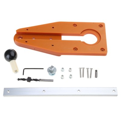 Circle Cutting Jig Trimming Machine Board with Track for Woodworking DIY