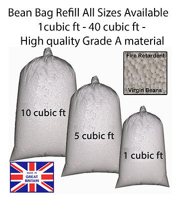 Bean Bag Booster Refill Polystyrene Beads Filling Top Up Bag Beans Balls 