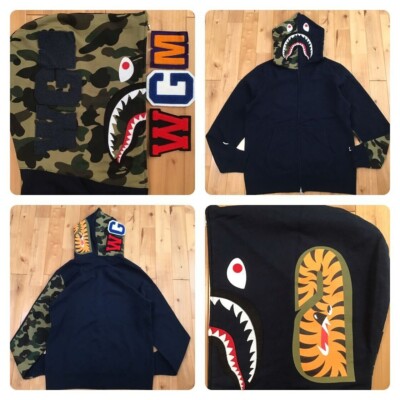 1ST SHARK FULL ZIP HOODIE シャークパーカー NIGO 1ST SHARK FULL ZIP HOODIE MENS – us.bape.com