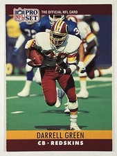 Darrell Green #323 1990 Pro Set Washington Redskins