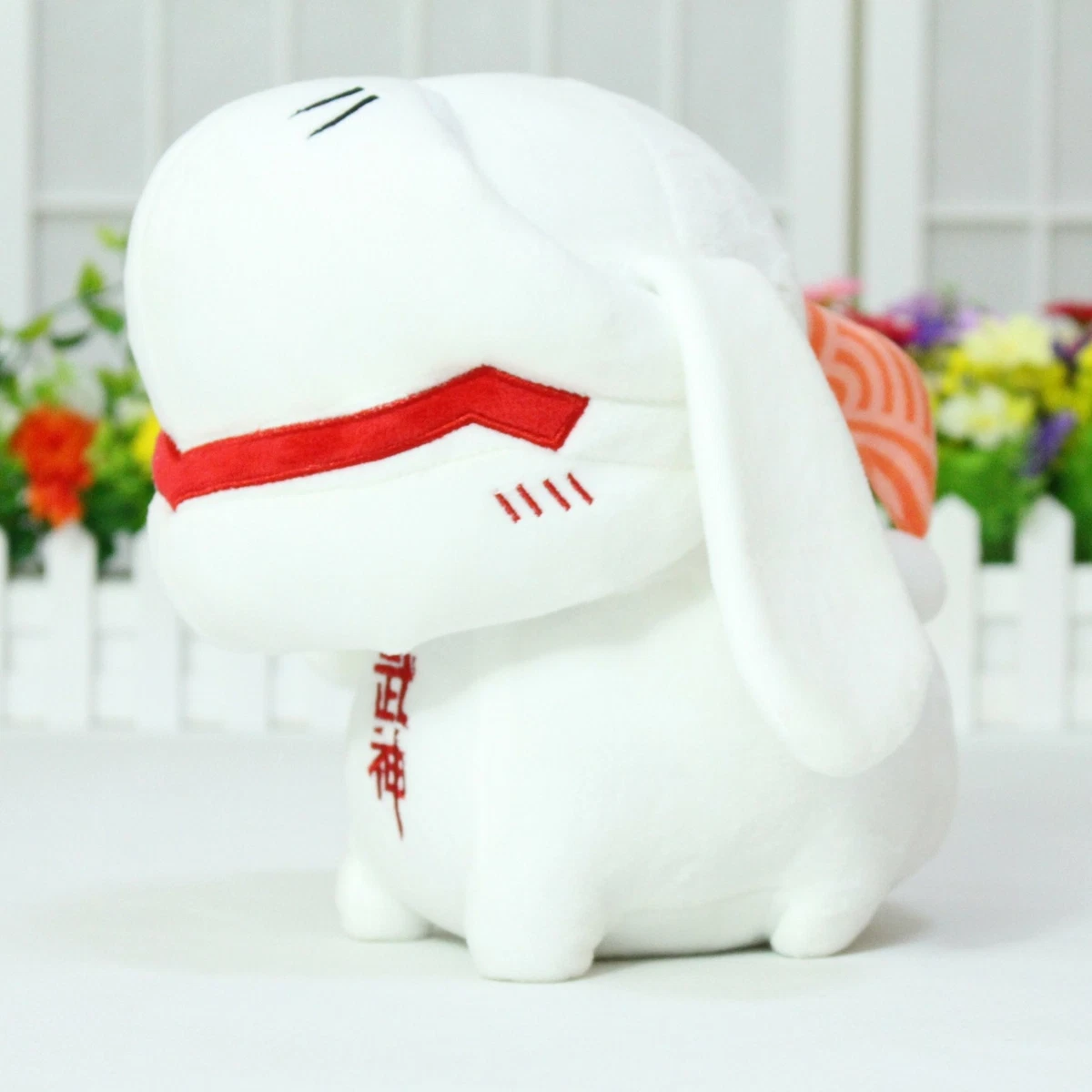 25CM Game OW Overwatch Genji Plush Doll Cosplay Stuffed Rabbit Toy