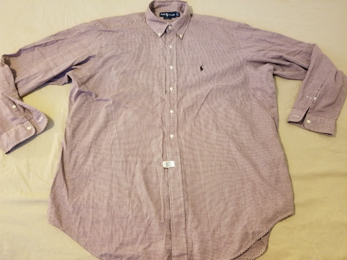 Mens Polo Ralph Lauren Dress Shirt 17 1/2 35 17.5 Red Button Cotton | eBay Mens Polo Ralph Lauren Dress Shirt 17 1/2 35 17.5 Red Button Cotton | eBay