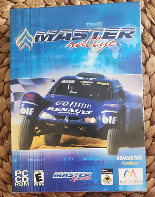 Master Rallye NEW Factory PC Sealed 2001 Retail US Small Box Road Rally Racer