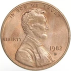 1982 D Small Date Zinc Lincoln Memorial Cent (UNCIRCULATED)