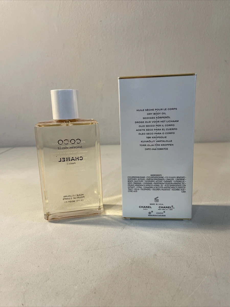 coco chanel body oil