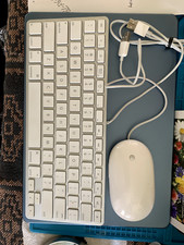 apple keyboard mouse combo white