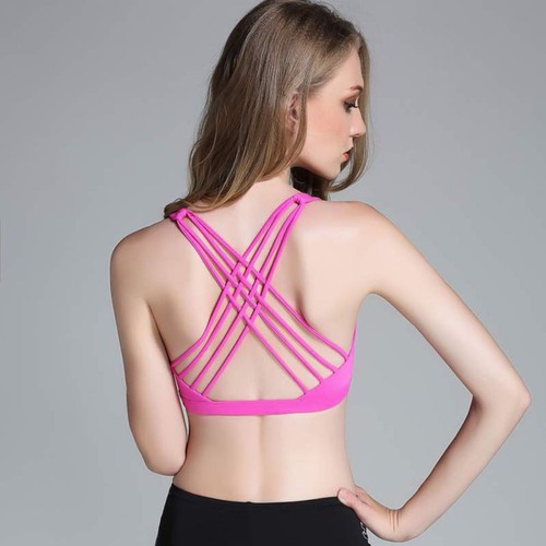 Strappy Yoga Bra. NWT. - Picture 4 of 13