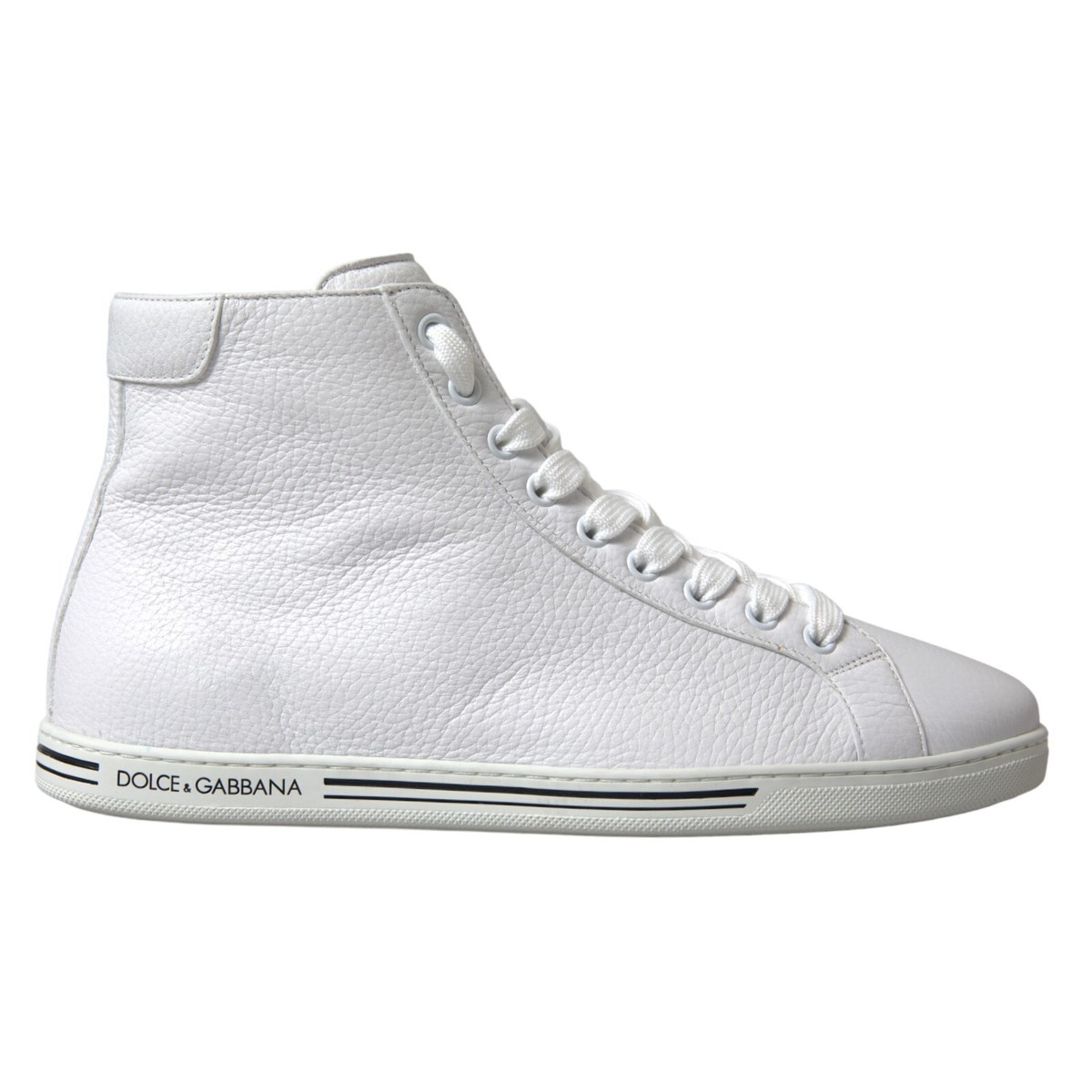 DOLCE & GABBANA Shoes Sneakers Saint Tropez White High Top Men  