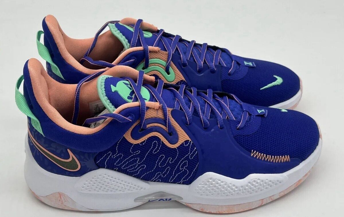 Nike PG 5 LA Drip Basketball Shoes CW3143-400 Size 13M/14.5W