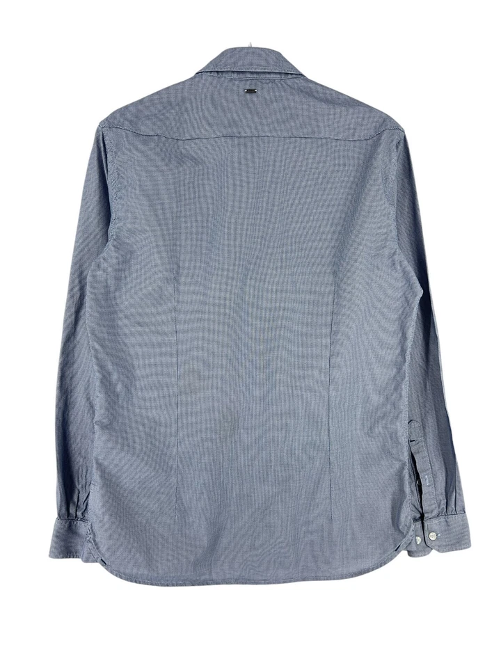 G-STAR RAW Solides Blaues Hemd Lässig Formal Herren Größe L - Bild 2 von 4