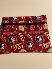 FSU SEMINOLES Purse Pouch / Zippered / Handmade / New / FSU SEMINOLES FOOTBALL